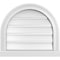 Ekena Millwork Round Top Surface Mount PVC Gable Vent: Functional, w/ 2"W x 2"P Brickmould Sill Frame, 20"W x 18"H GVPRT20X1803SF - alternate 1